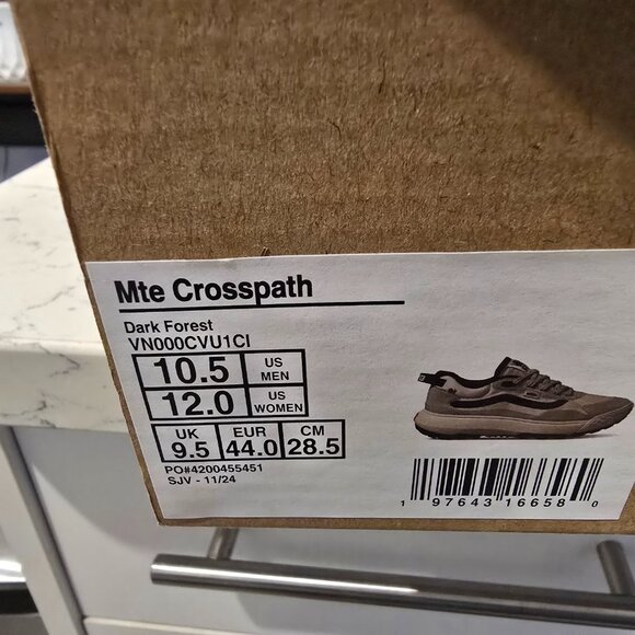 Vans Mte Crosspath Dark Forest VN000CVU1CI Hiking Trail Skate Shoes Mens Sz 10.5 - Picture 10 of 10